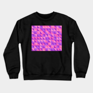 Pink and Purple Quilt Squares Crewneck Sweatshirt